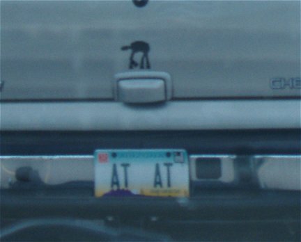 AT-AT License plate #1